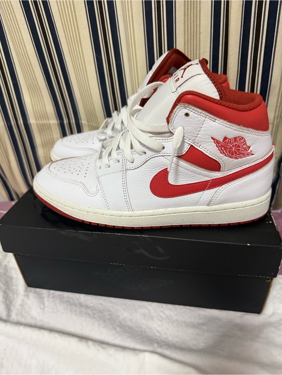 Jordan Other - Jordan 1 mid - White/Red